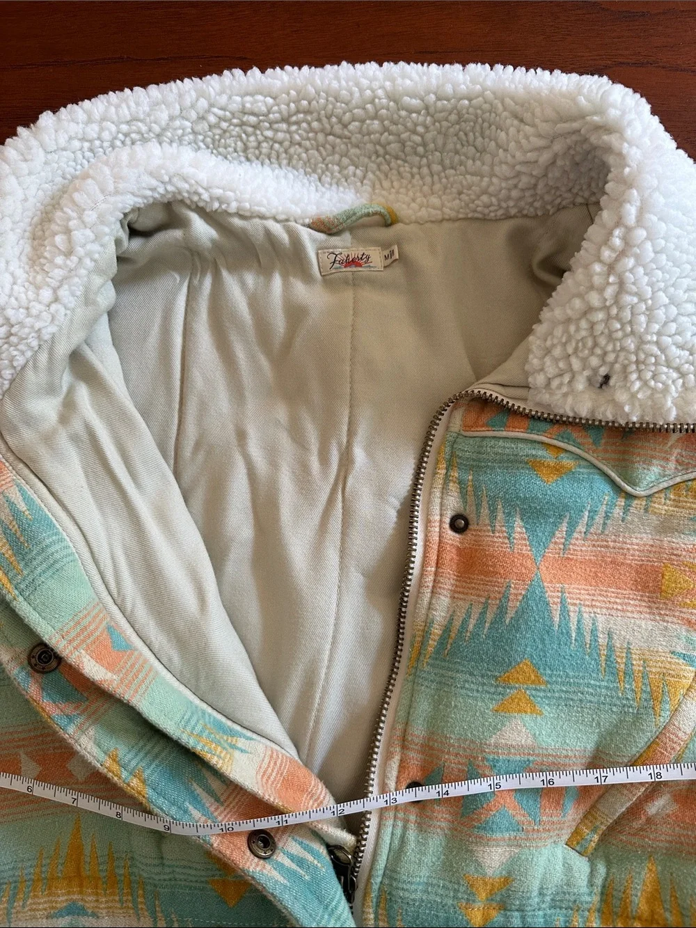 Women’s Faherty cotton cozy blanket jacket
